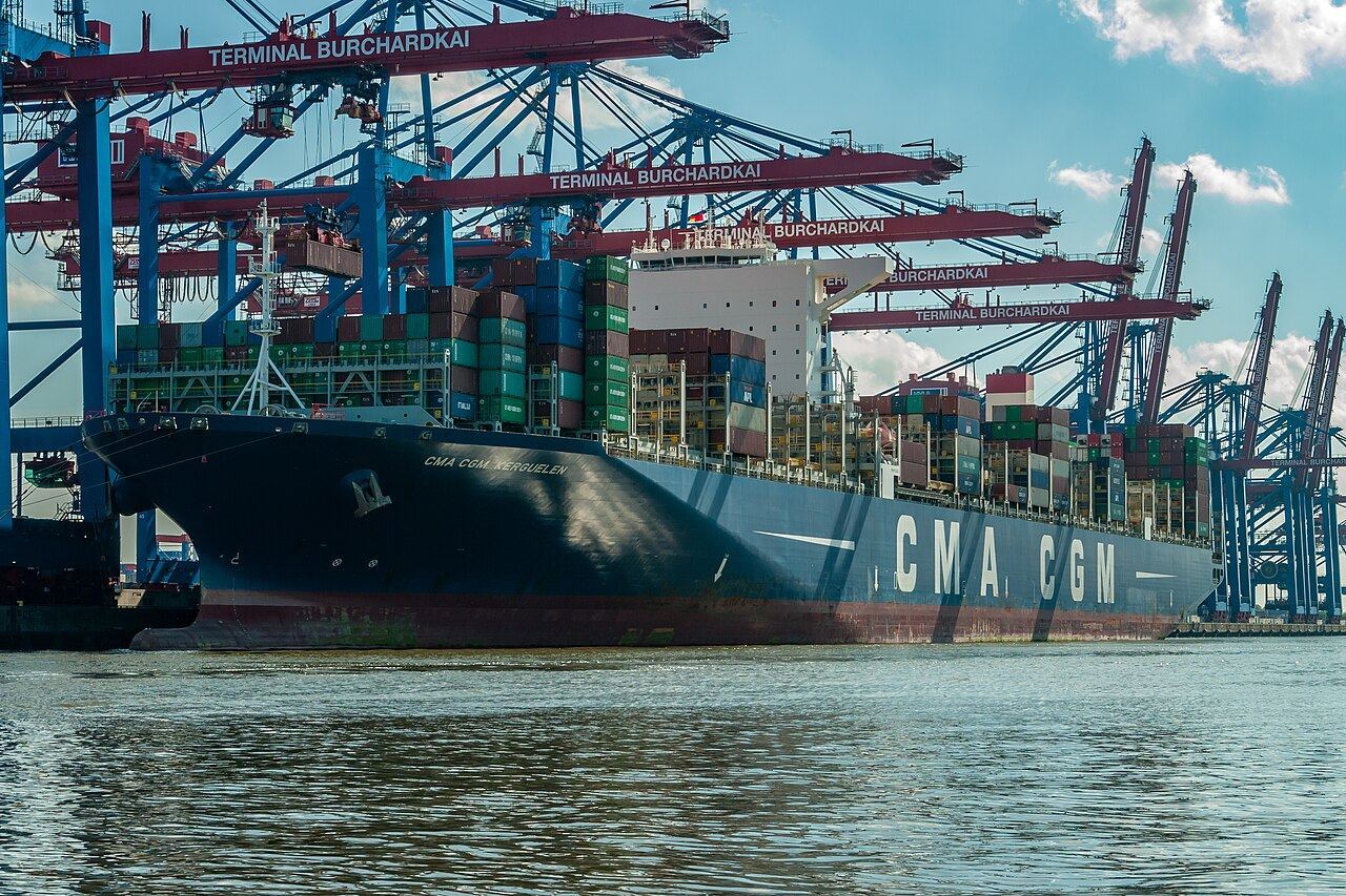 CMA CGM Kerguelen, Container Terminal Burchardkai, Hamburg (P1080471)