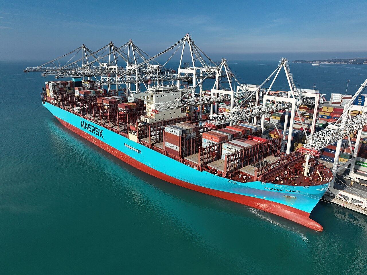 MAERSK HANOI Container Ship (Port Koper SIKOP, 2023)